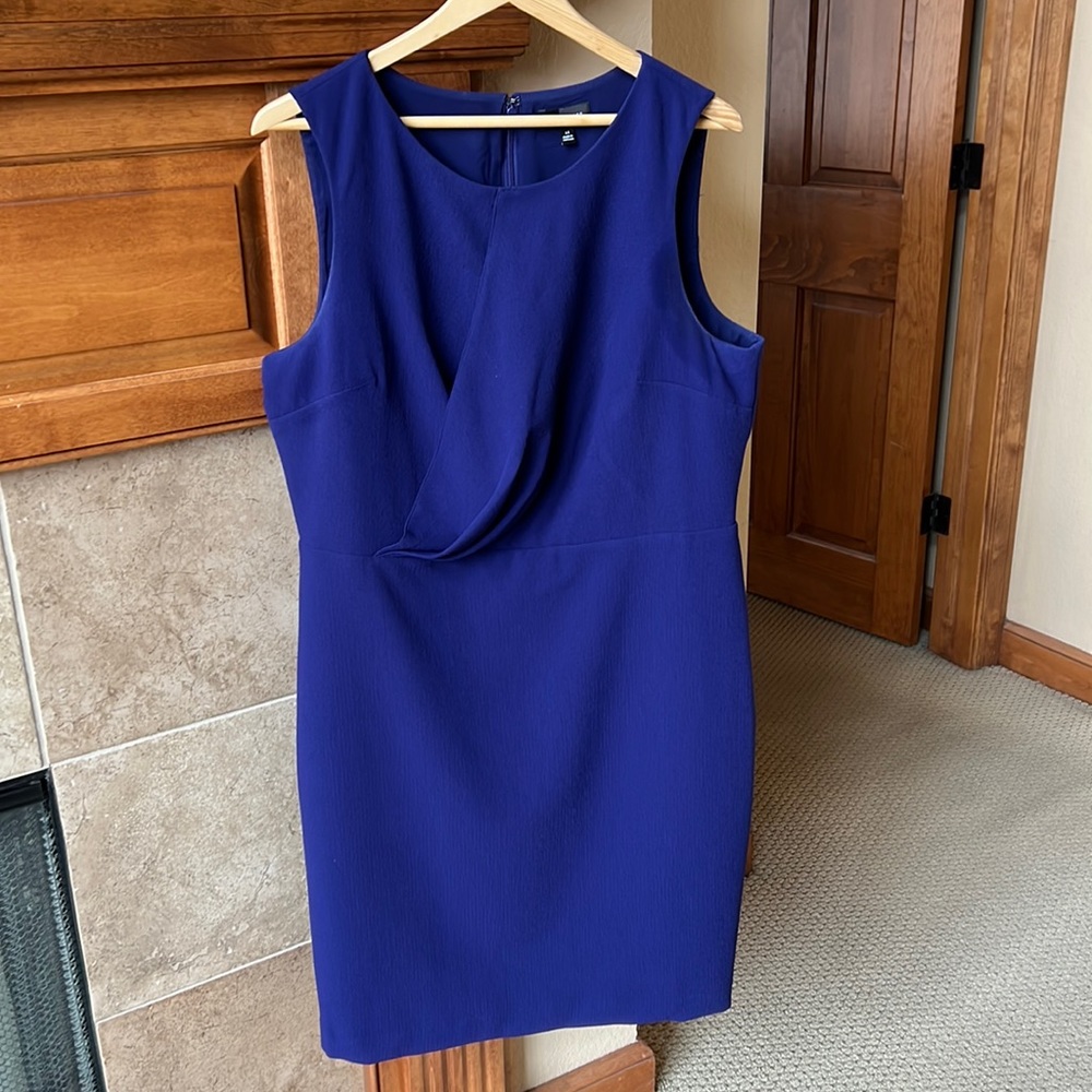 Limited indigo sleeveless dress
